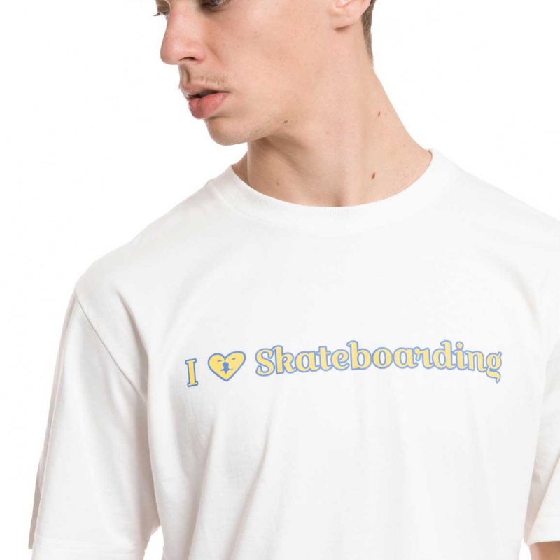 Camiseta Prive I Love Skatebording Branco