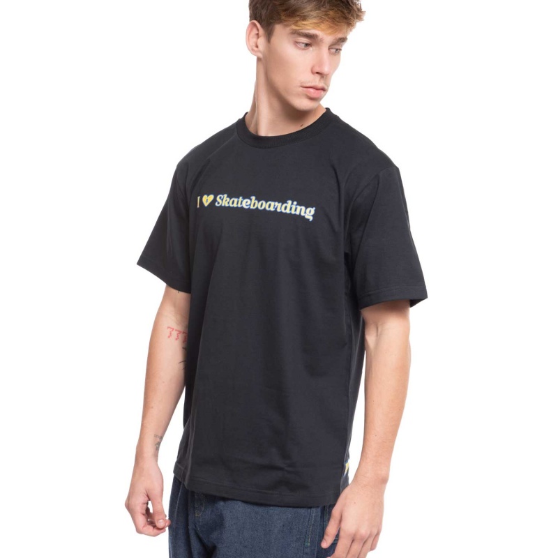 Camiseta Prive I Love Skateboarding Preto