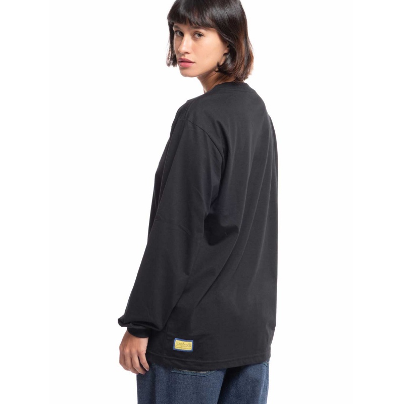 Camiseta Manga Longa Prive Tiny And True Preto