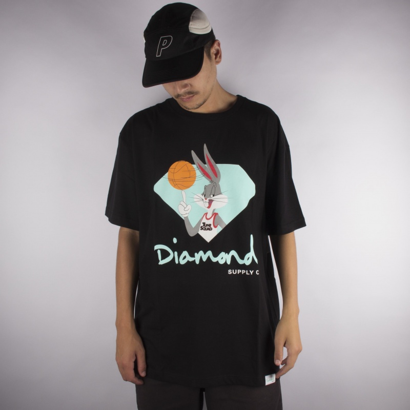 Camiseta Diamond Bugs Bunny Preto