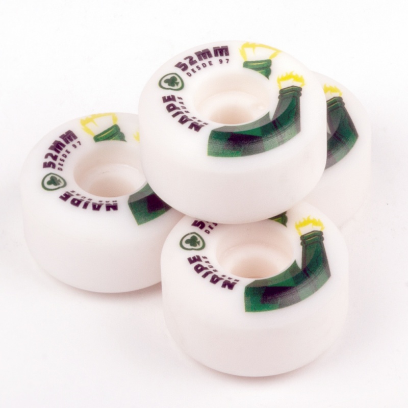 Roda Naipe 52mm 101A Cnica Molotov Branco