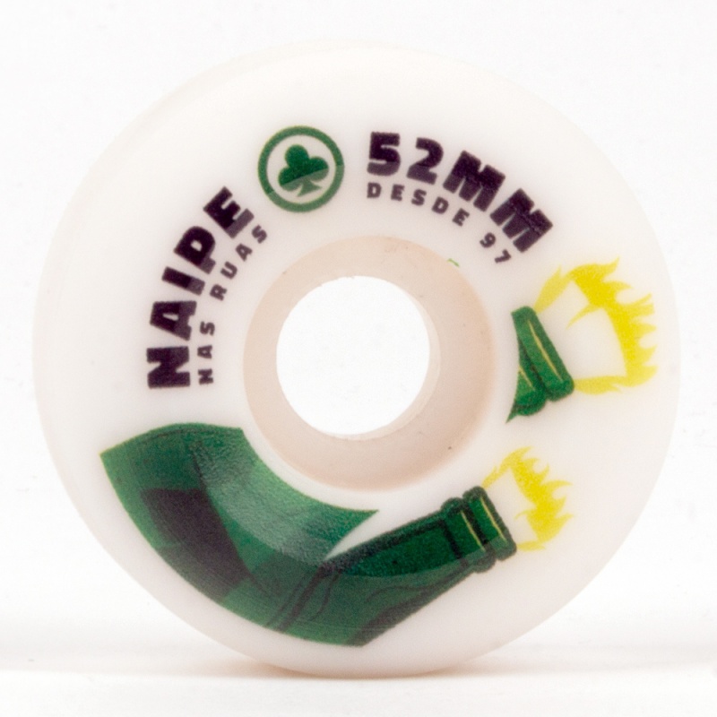 Roda Naipe 52mm 101A Cnica Molotov Branco