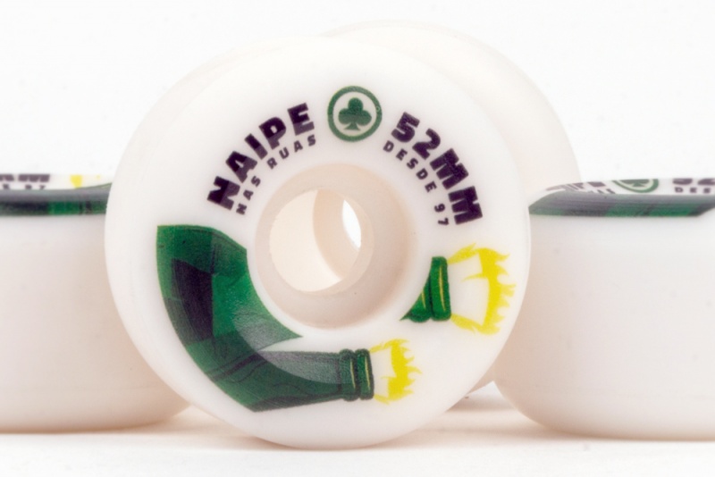 Roda Naipe 52mm 101A Cnica Molotov Branco