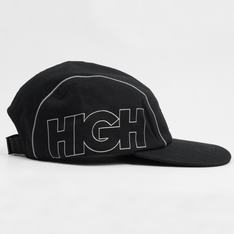 Bon High 5 Panel Logo Reflective Preto