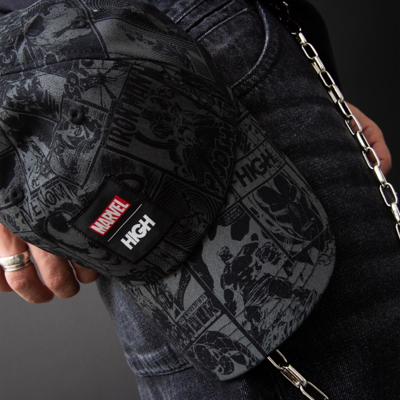 Bon High 6 Panel HQ Preto
