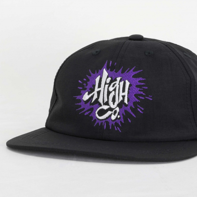 Bon High 6 Panel Wildstyle Preto