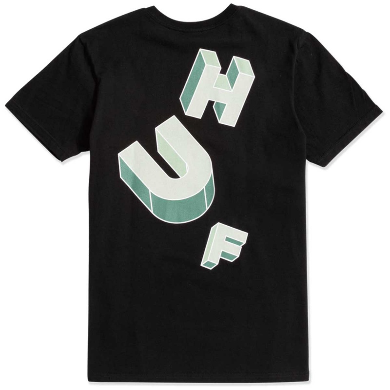 Camiseta Huf Abecedarian Preto