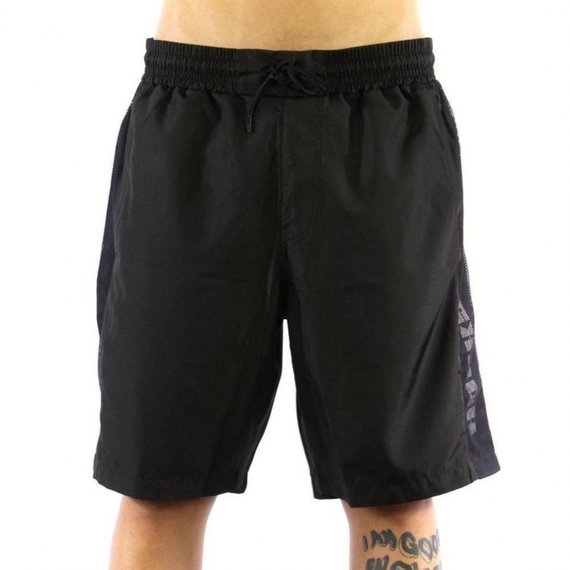 Bermuda Hocks Elstico Tela Preto