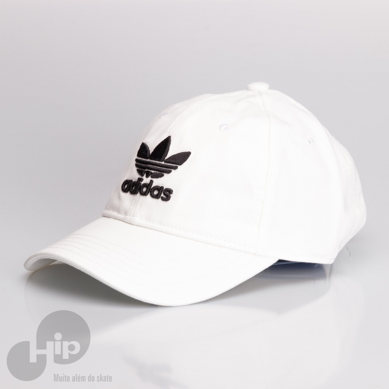 BON ADIDAS ABA CURVA TREFOIL BRANCO