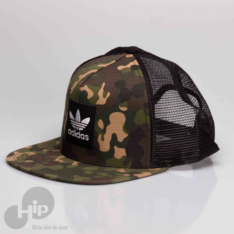 BON ADIDAS REGULAGEM CAMO TRUCKER HAT