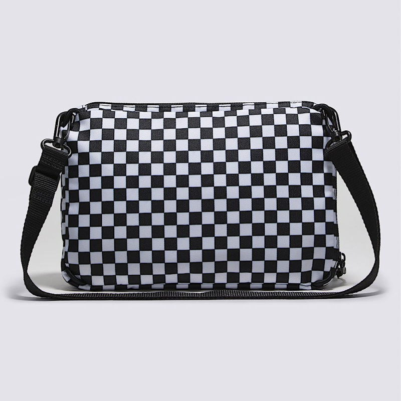 Bolsa Vans Bail Convertible Checkerboard Preto