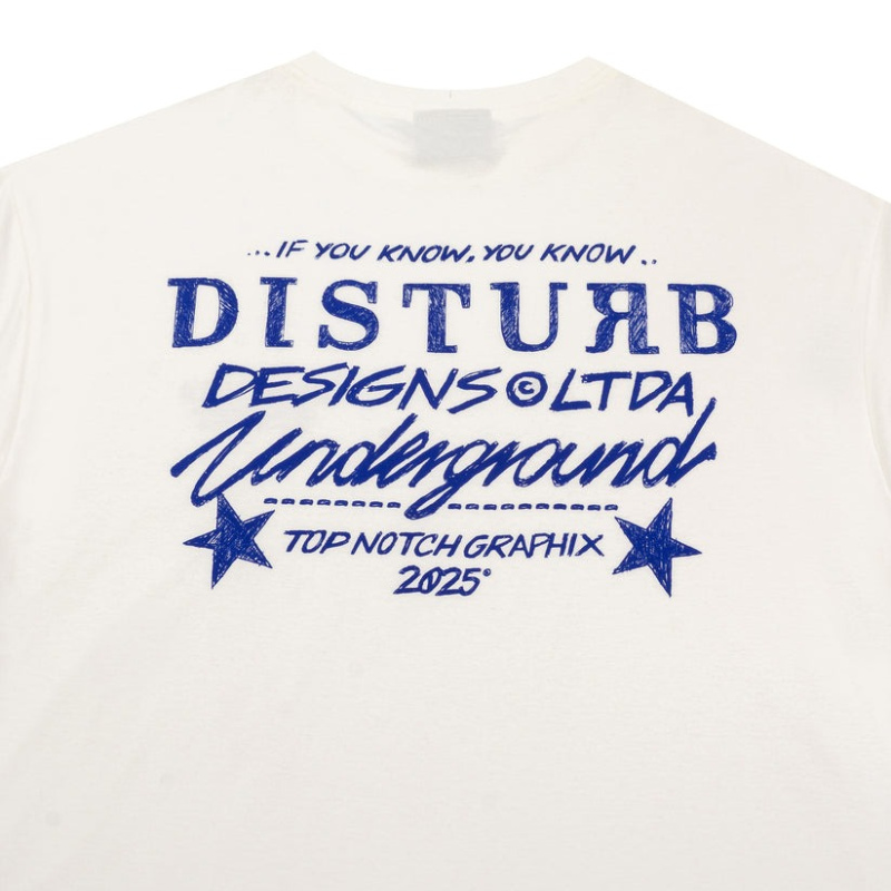 Camiseta Disturb Ball Pen Bege