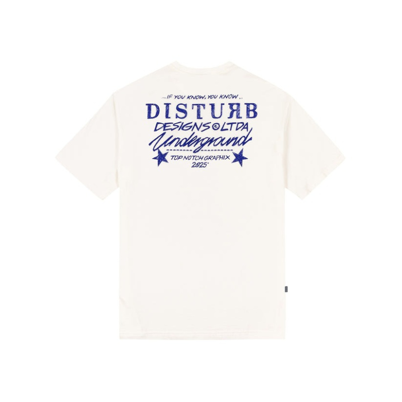 Camiseta Disturb Ball Pen Bege