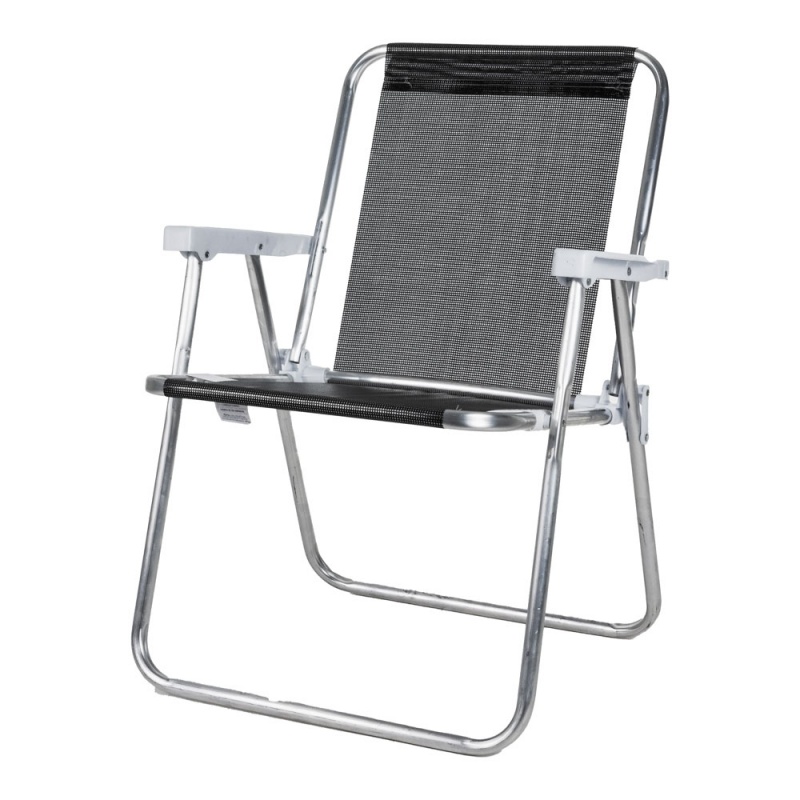 Cadeira High Beach Chair Logo Preto