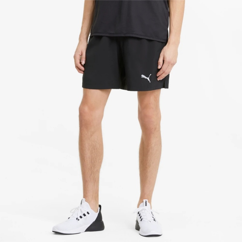 Bermuda Puma Run Favorite Woven Preto