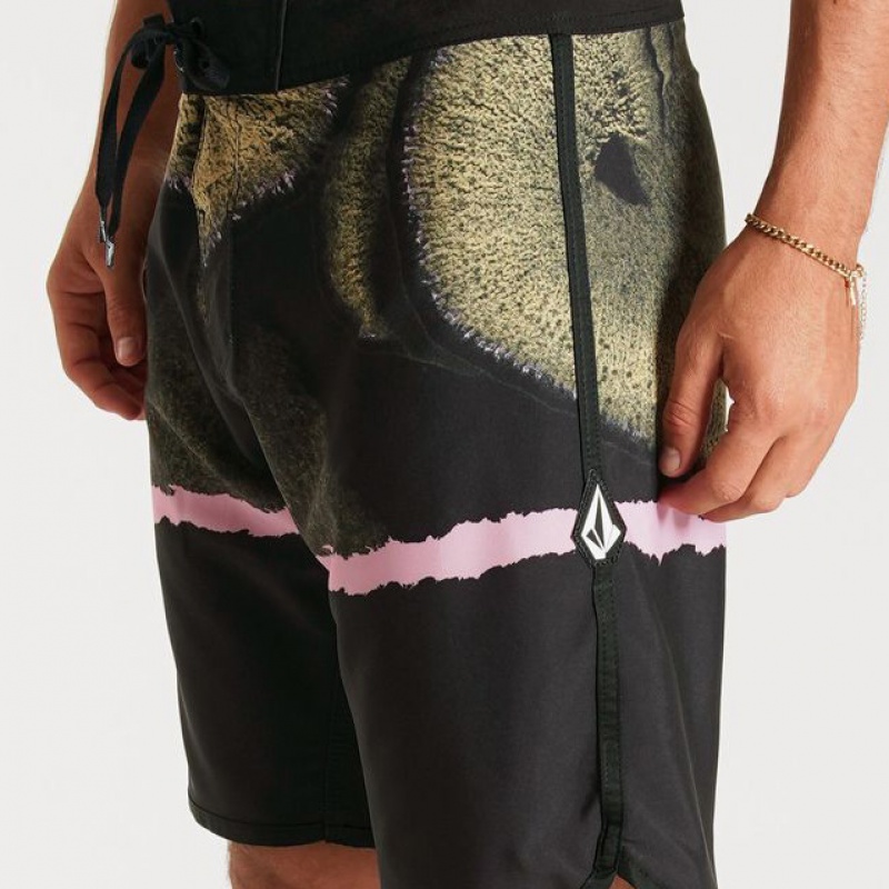 Bermuda Volcom Coral Morph Preto