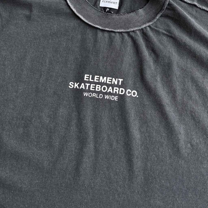 Blusa Element Cropped Skateboard Cinza
