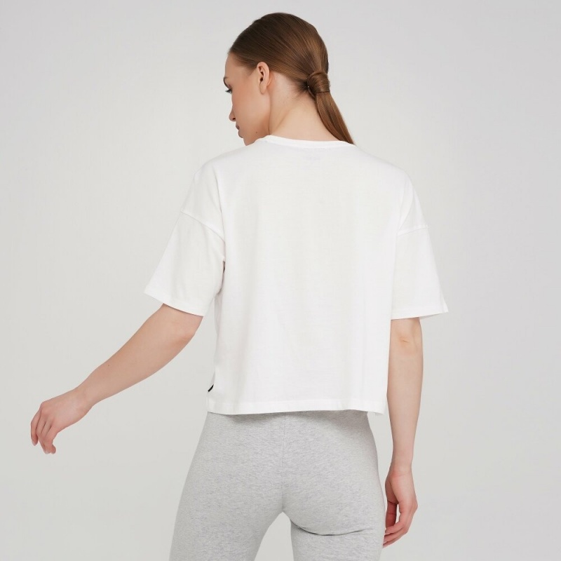 Blusa Puma Cropped Small Logo Branco