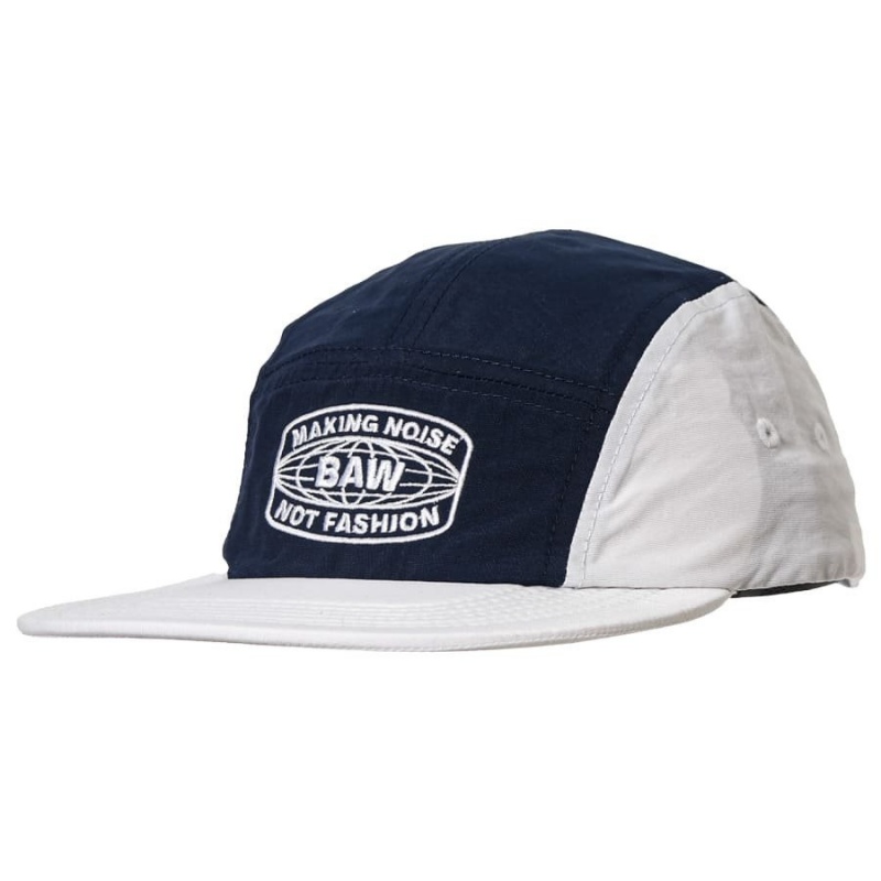Bon Baw Five Panel Geometric Logo Branco