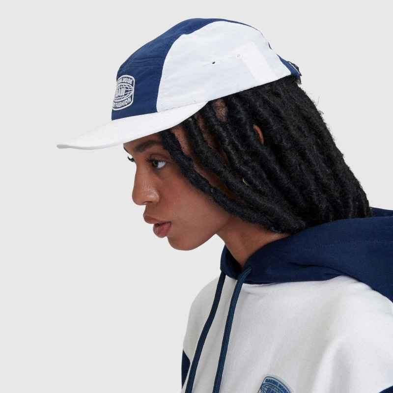 Bon Baw Five Panel Geometric Logo Branco