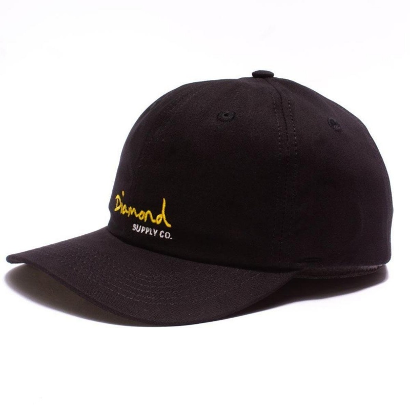 Bon Diamond Og Script Dad Hat Preto