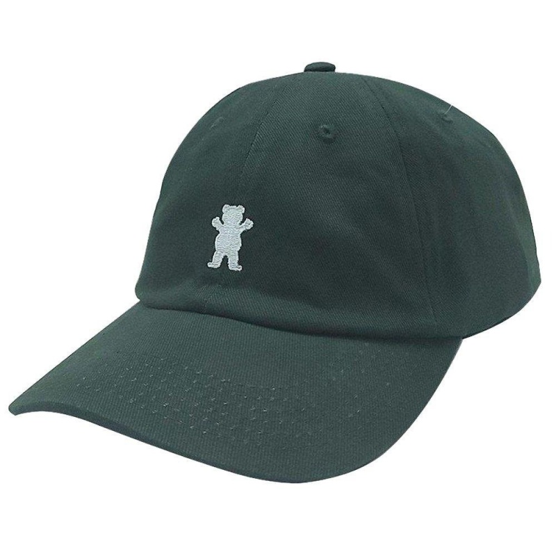 Bon Grizzly Og Bear Dad Hat Verde