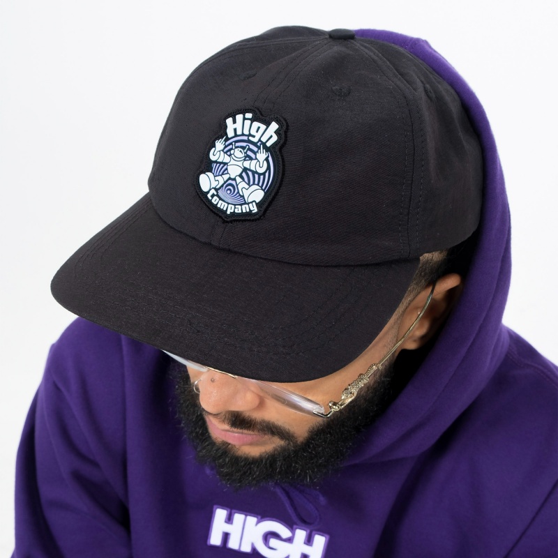 Bon High 6 Panel Vortex Preto