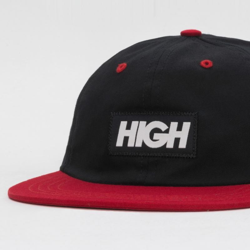 Bon High Logo 6 Panel Preto