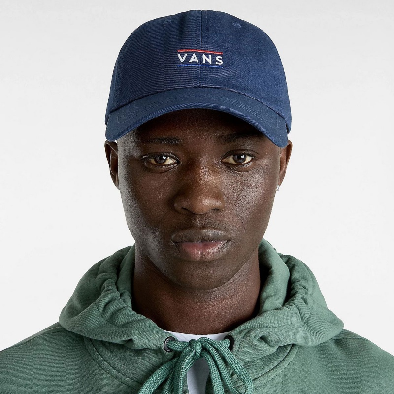 Bon Vans Jockey Half Box Curved Bill Azul