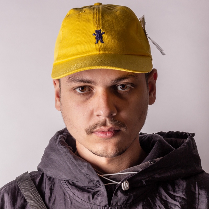 Bon Grizzly Og Bear Dad Hat Amarelo