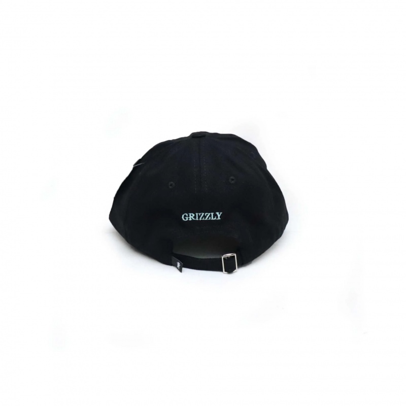Bon Grizzly Og Bear Dad Hat Preto
