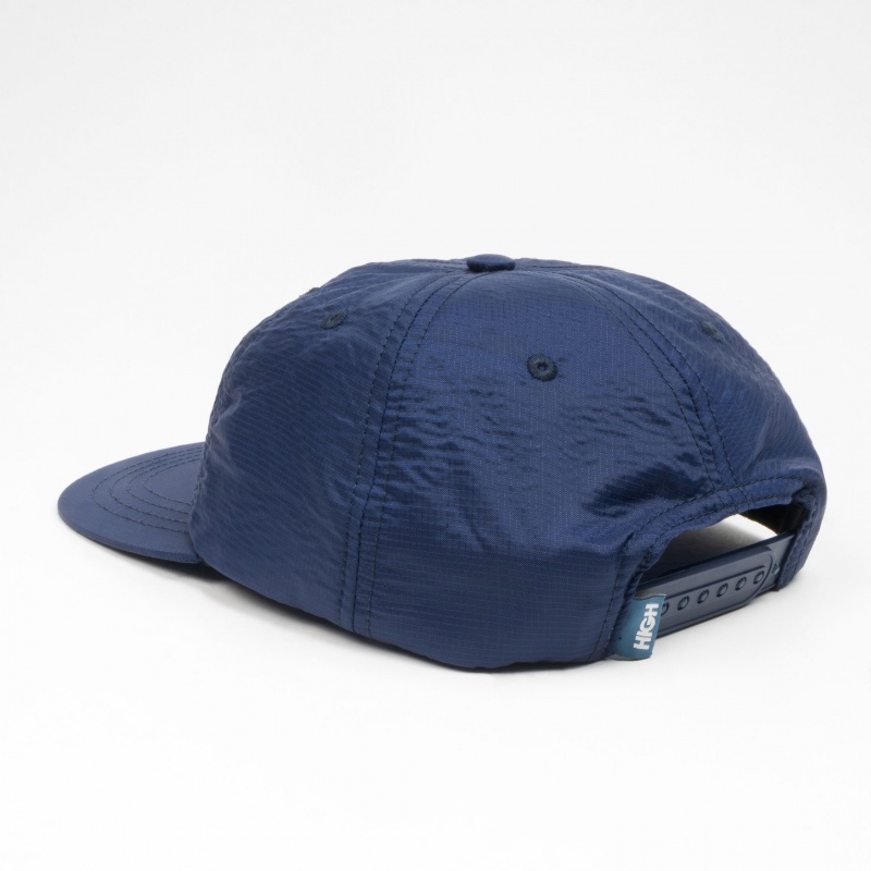 Boné High 6 Panel Logo Blue