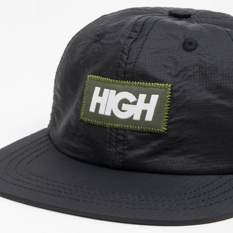Bon High 6 Panel Logo Preto
