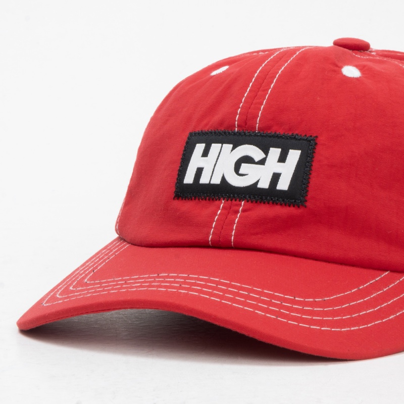 Bon High 6 Panel Ripstop Colored Vermelho