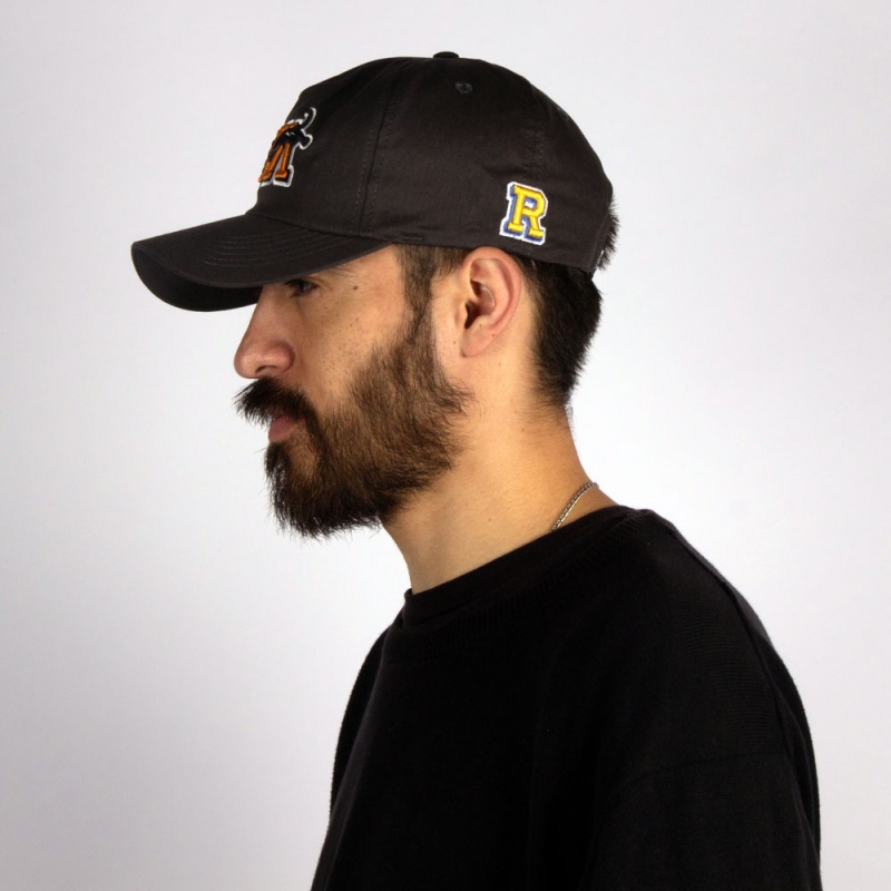 Bon RVCA Letterman Snapback Cinza