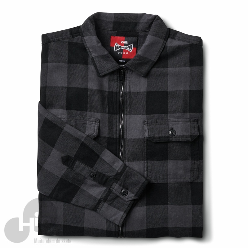 Camisa Vans X Independent Cinza Escuro