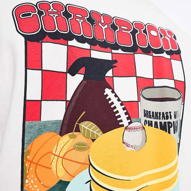 Camiseta Champion Breakfast Branco