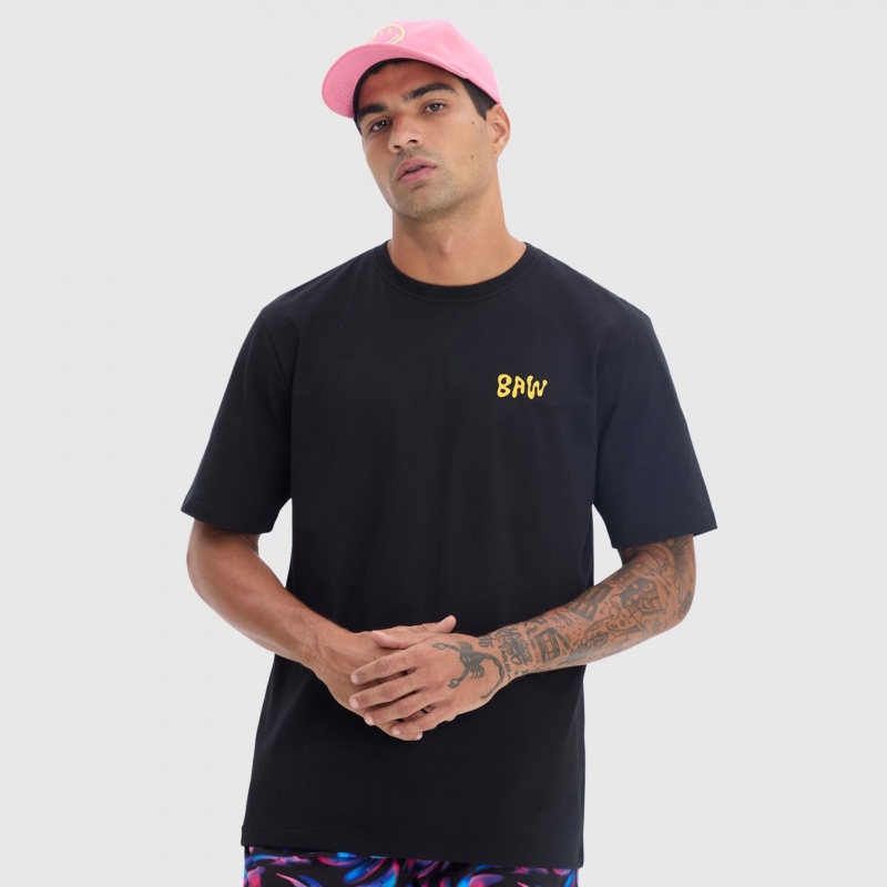 Camiseta Baw x Smiley Preto