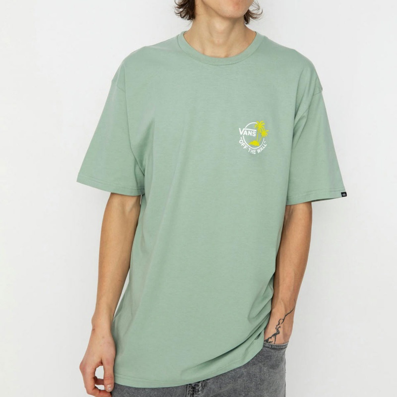 Camiseta Vans Classic Mini Dual Palm II  Verde 