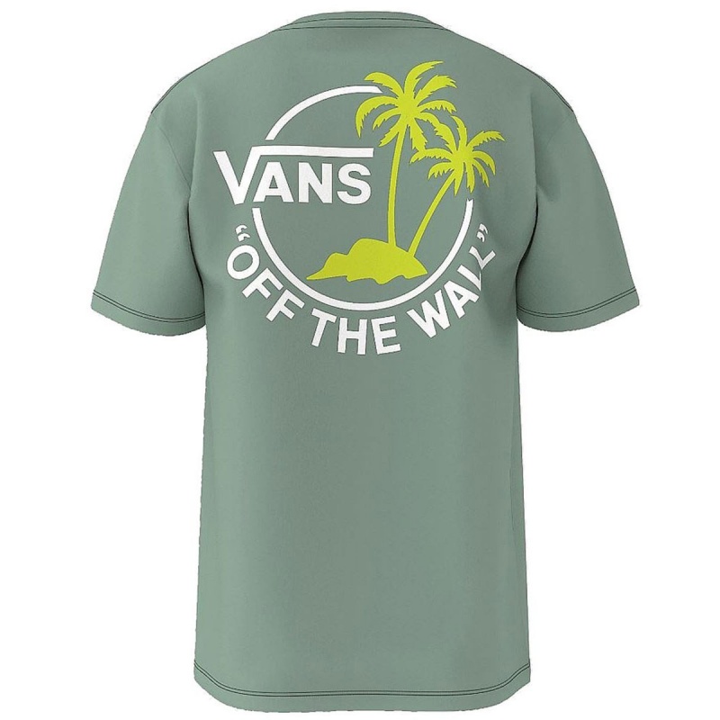 Camiseta Vans Classic Mini Dual Palm II  Verde 