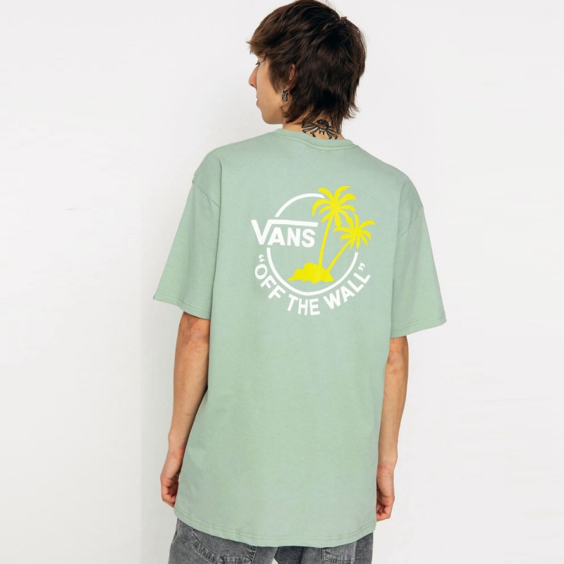 Camiseta Vans Classic Mini Dual Palm II  Verde 