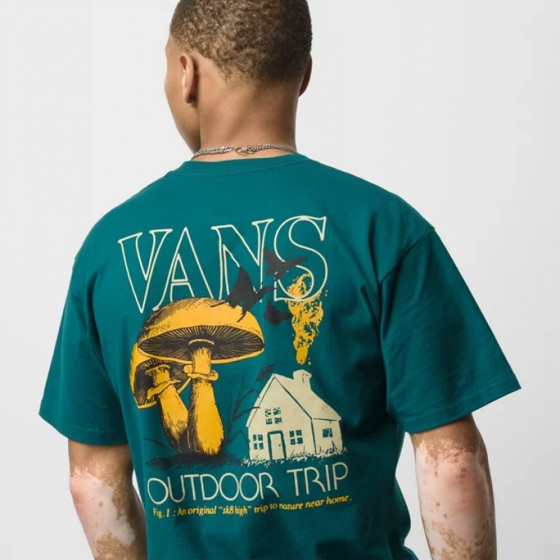 Camiseta Vans Enjoy Your Trip Verde