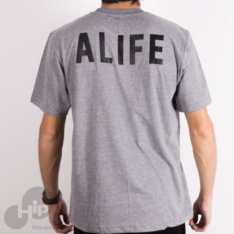 CAMISETA ALIFE STAINED GLASS CINZA