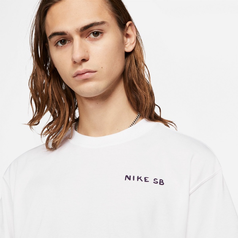 Camiseta Nike Sb Midnight Branco