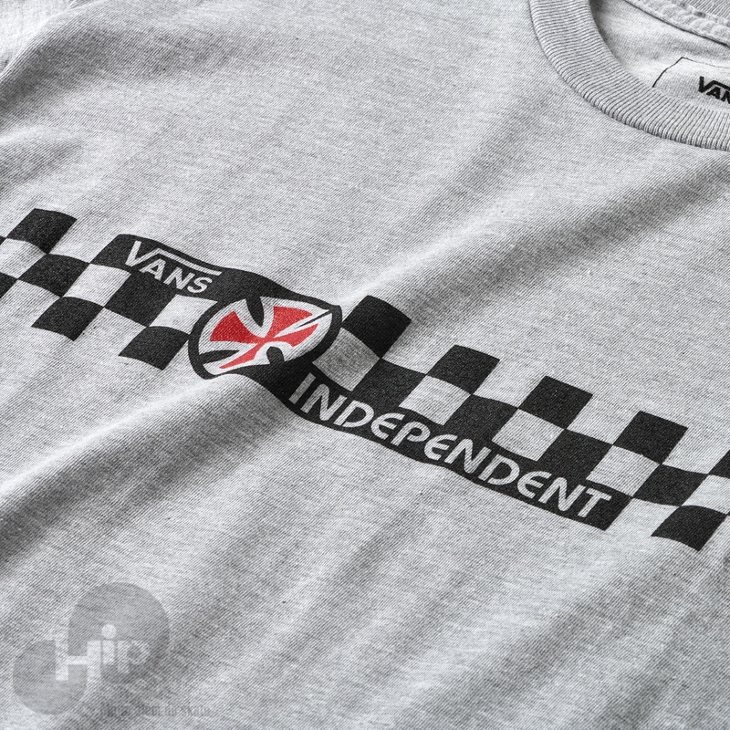 Camiseta Vans X Independent Cinza Claro