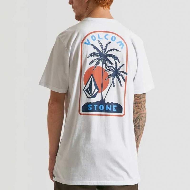 Camiseta Volcom Island Dazer Branco