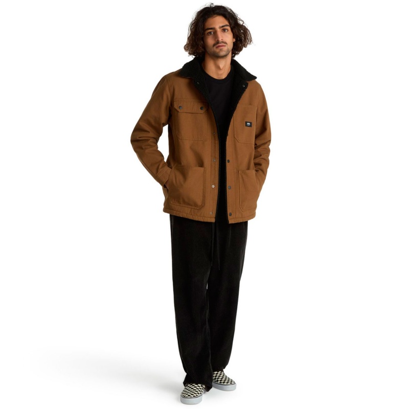 Jaqueta Vans Drill Chore Coat Sherpa II Marrom