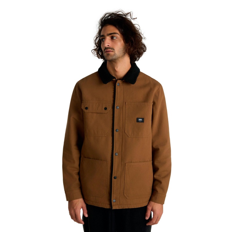 Jaqueta Vans Drill Chore Coat Sherpa II Marrom