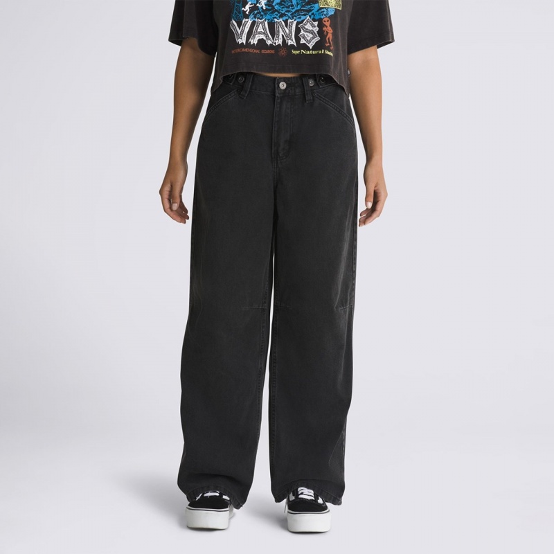 Cala Vans Curbside Pant Seasonal Hero: Knu Skool Preto