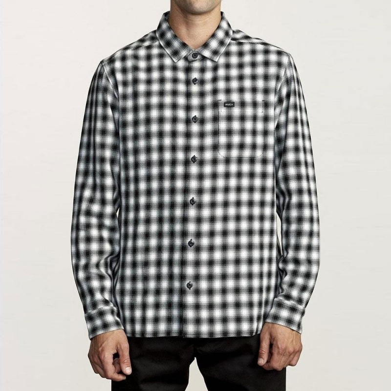 Camisa RVCA Telegraph Preto